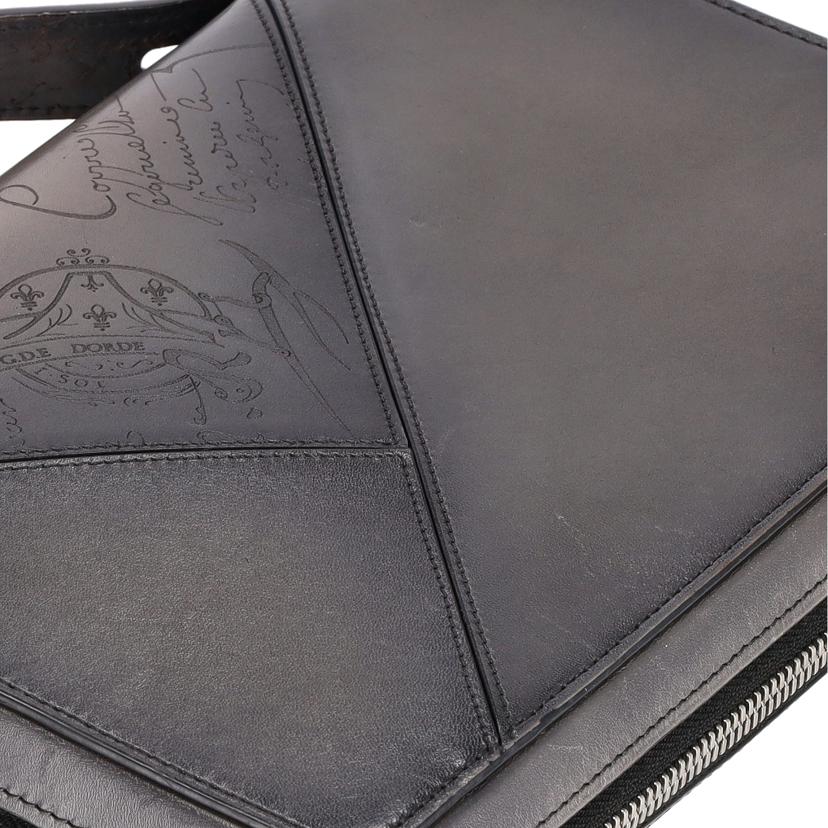 Berluti ベルルッティ/イタウバワイドパッチワークスクリットレザーロングジップウォレット//ABランク/75