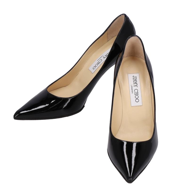JIMMY CHOO ジミーチュウ/パンプス/エナメル/BK//Aランク/94