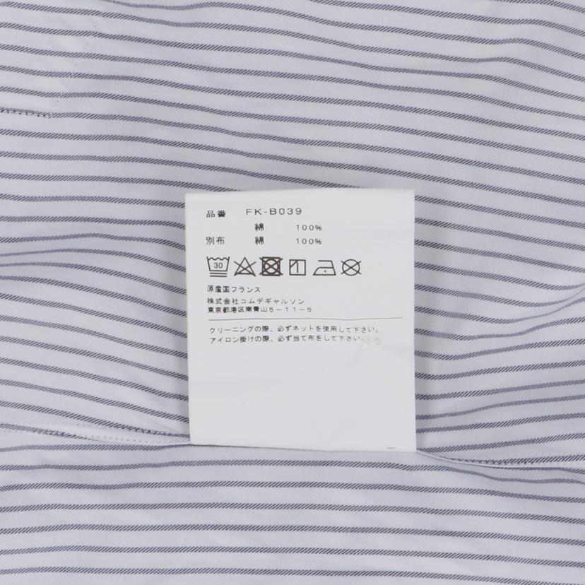 コムデギャルソン コムデギャルソン/フリルストライプ長袖シャツ/FK-B039//ABランク/93