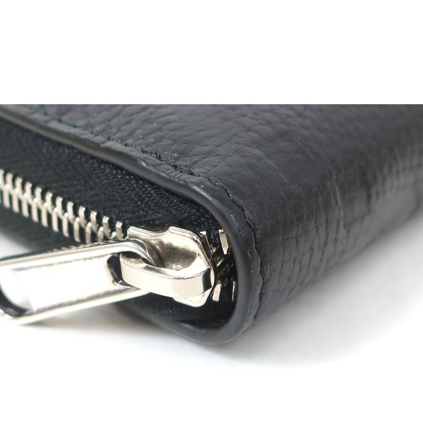 GUCCI グッチ/ジャンボGGジップアラウンドウォレット 長財布 ブラック/739482//ABランク/65