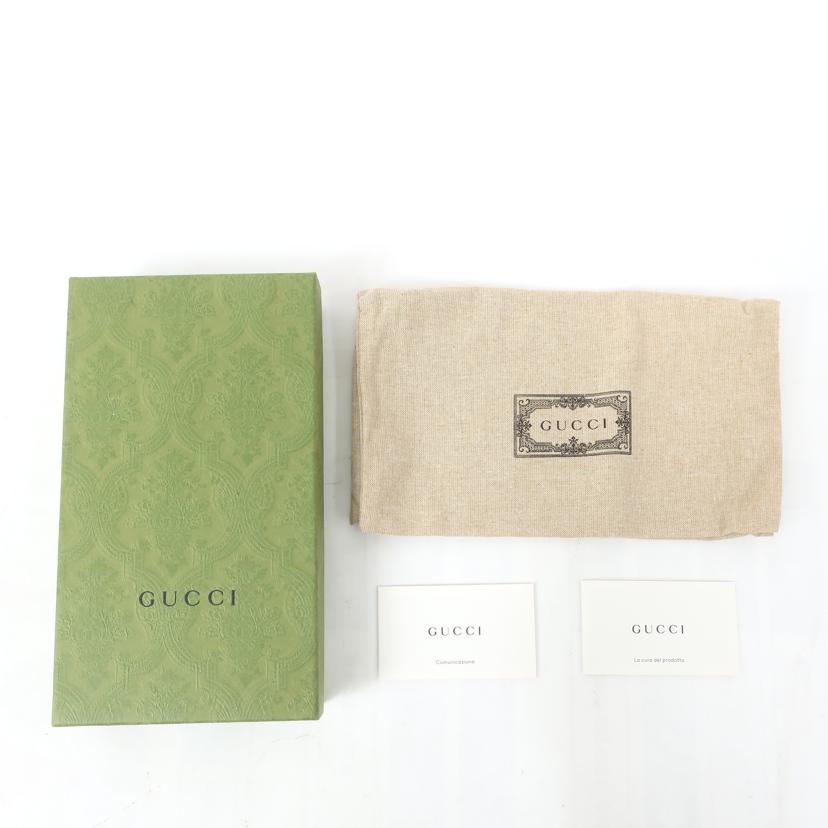 GUCCI グッチ/ジャンボGGジップアラウンドウォレット 長財布 ブラック/739482//ABランク/65