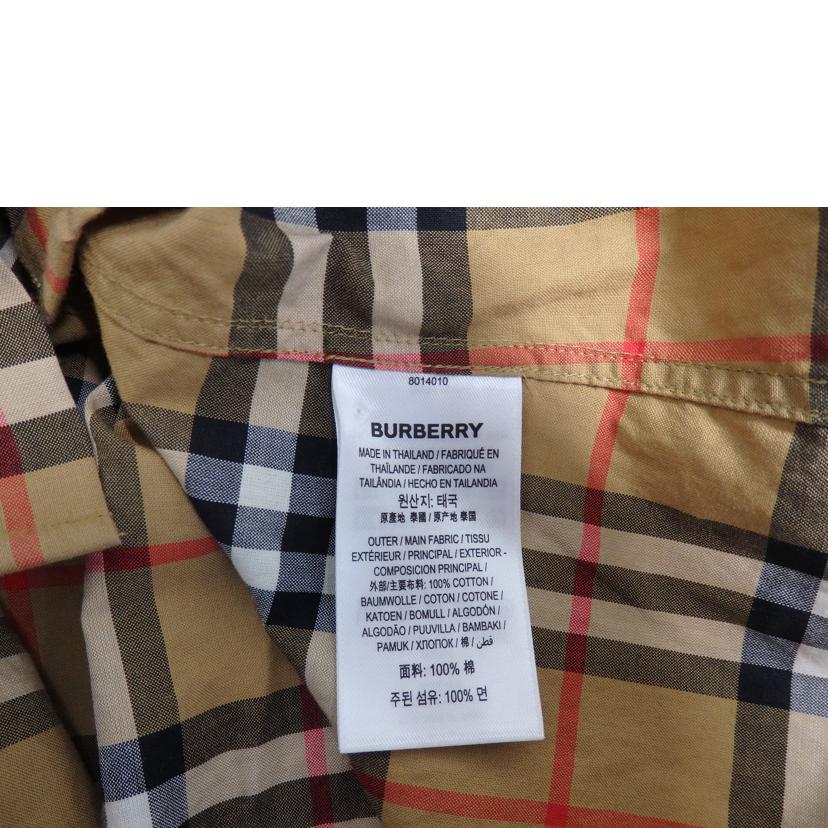 BURBERRY バーバリー/◇ノバチェック長袖シャツ/綿100%/170/80A/36/THTHAGAR129SAM//Aランク/84