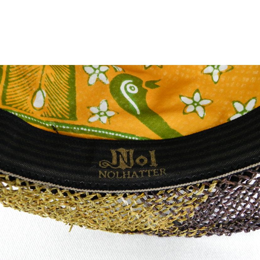 NOL ノル/NOL / 中折れストローハット//Aランク/81