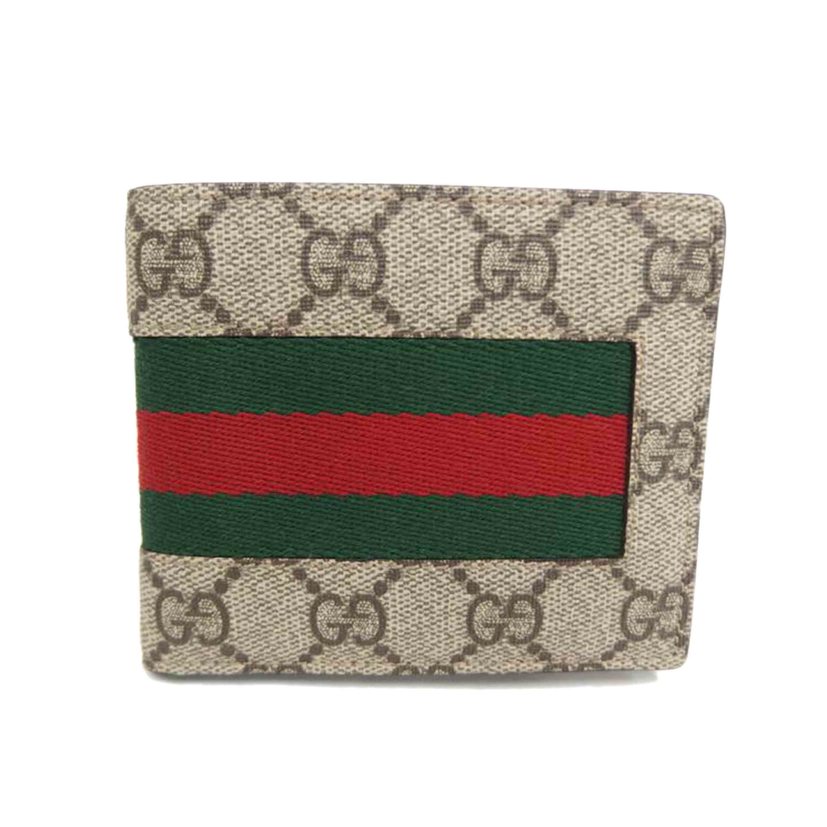 GUCCI グッチ/GGスプリーム二つ折り財布/779849//Bランク/82