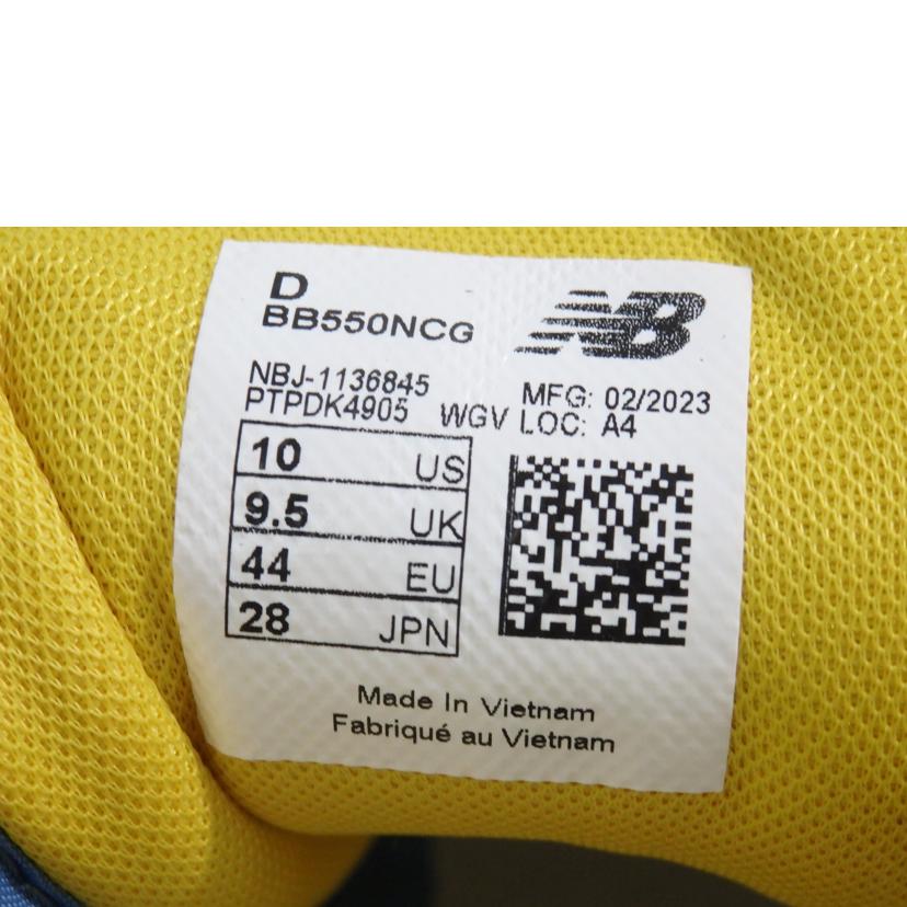 new balance ニューバランス/new balance スニーカー/28.0cm/BB550NCG//ABランク/84