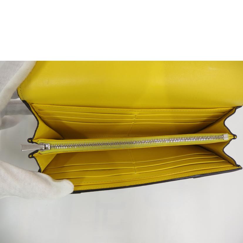 CELINE セリーヌ/マルチファンクション長財布/ブラック/イエロー//Bランク/82