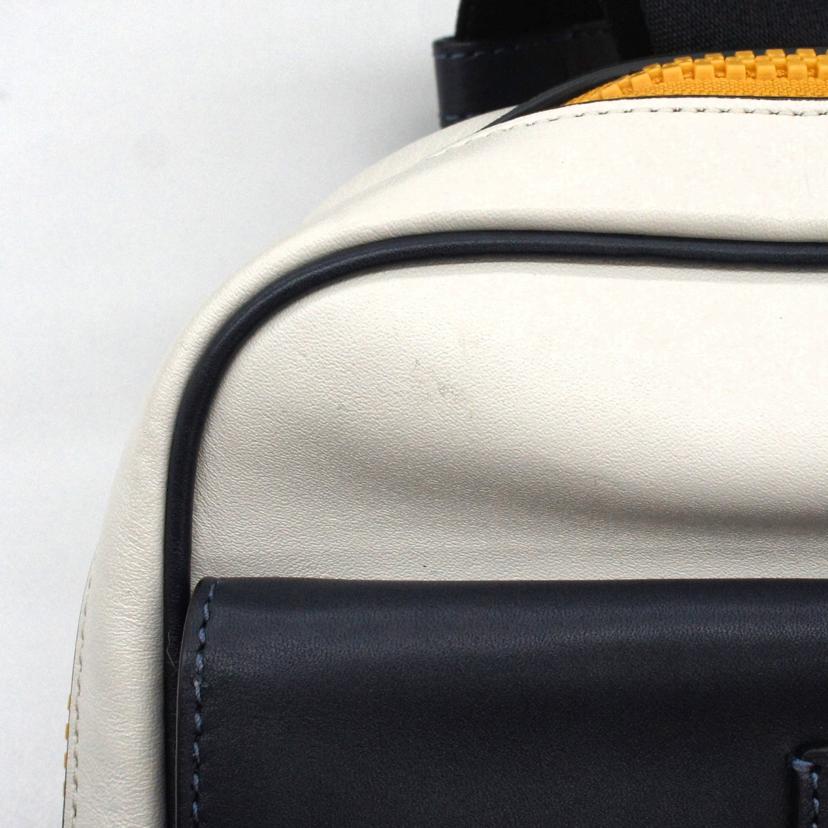 COACH コーチ/トラックパックレザーカラーブロックボディバッグ/C9960//B22**/Aランク/09