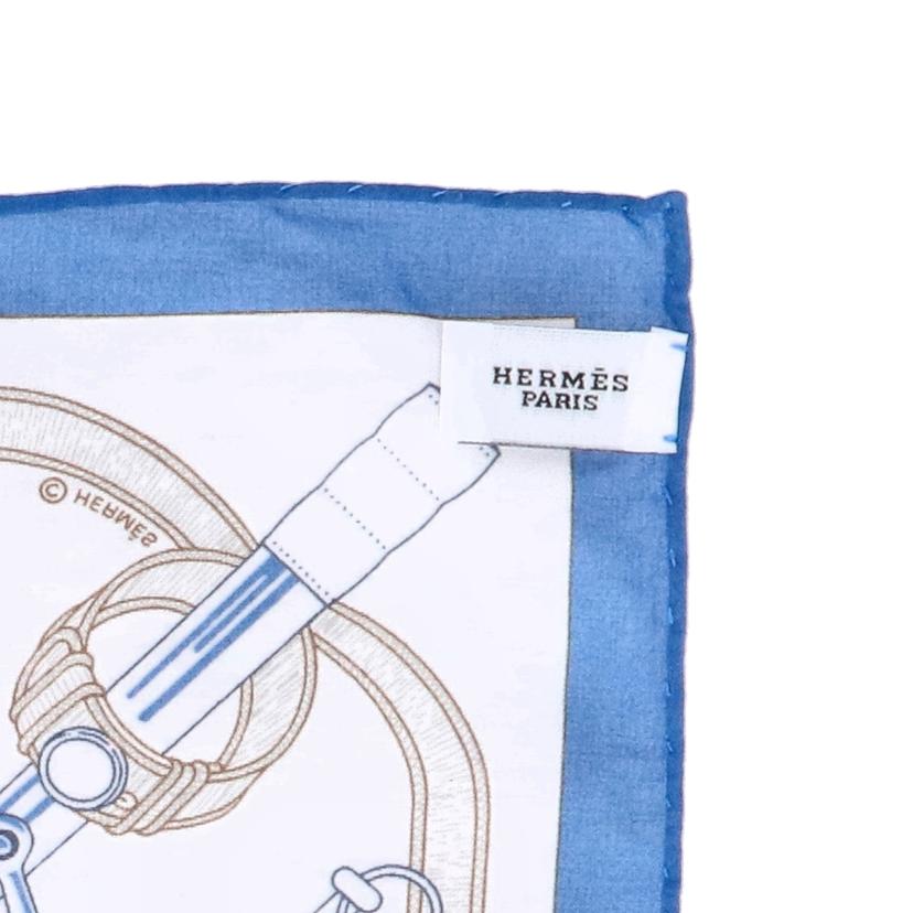 HERMES エルメス/カレ40/コットンハンカチスカーフ//サイズ:約40cm/SAランク/91