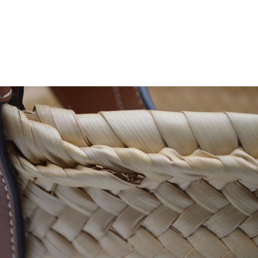 LOEWE ロエベ/バスケットバッグスモール/ラフィア/ナチュラル タン/327.02.S93//412***/ABランク/89