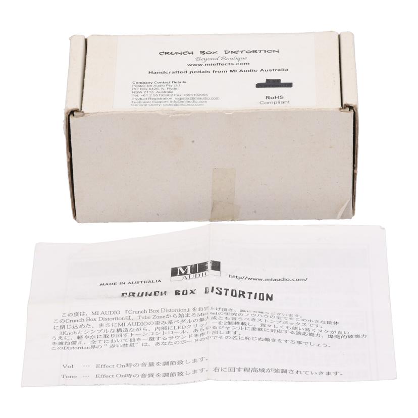 MI AUDIO エムアイオーディオ/エフェクター/CRUNCH BOX DISTORTION//CB10 110090/Bランク/63