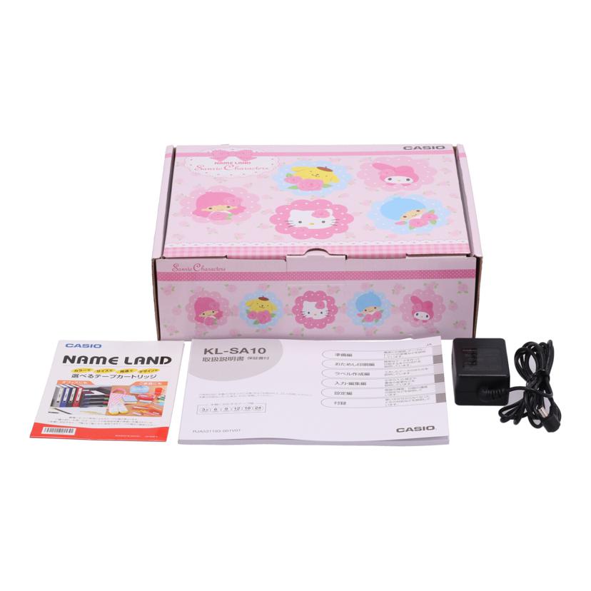 CASIO カシオ /ラベルライター/NAME LAND サンリオ/KL-SA10//094BW66VA106014/Bランク/62