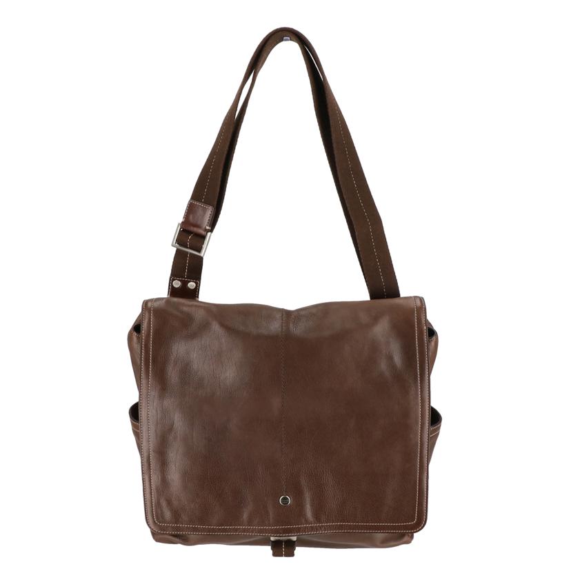 COACH コーチ/ハンプトンズレザーマップバッグ/70009//B07**/Aランク/09