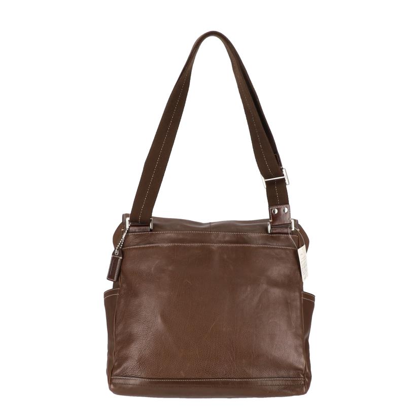 COACH コーチ/ハンプトンズレザーマップバッグ/70009//B07**/Aランク/09