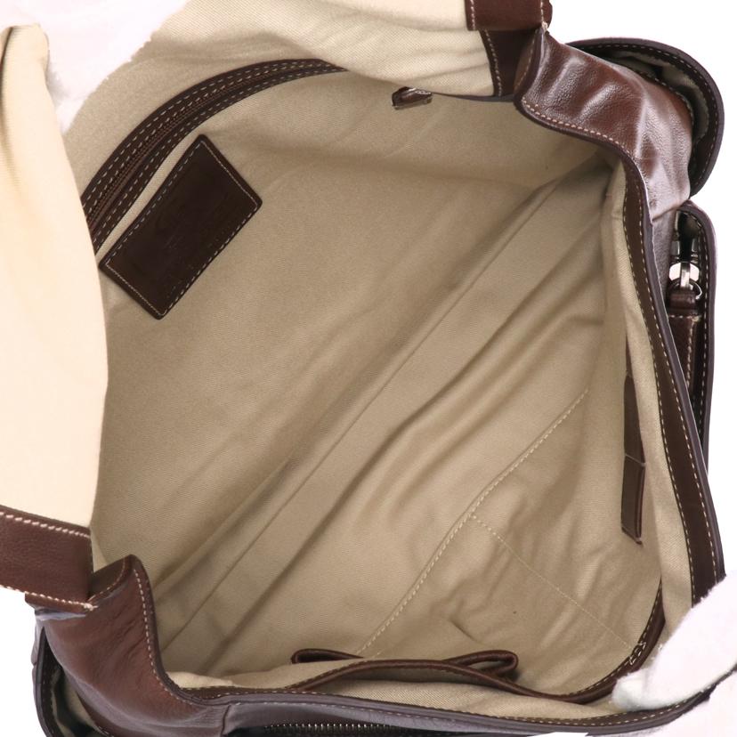 COACH コーチ/ハンプトンズレザーマップバッグ/70009//B07**/Aランク/09