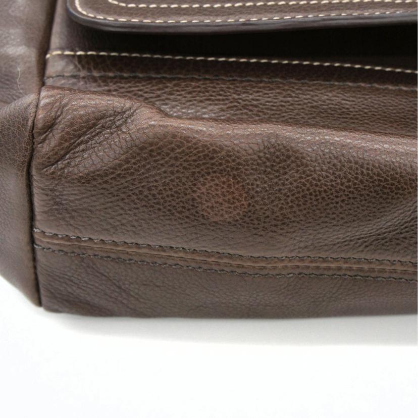 COACH コーチ/ハンプトンズレザーマップバッグ/70009//B07**/Aランク/09