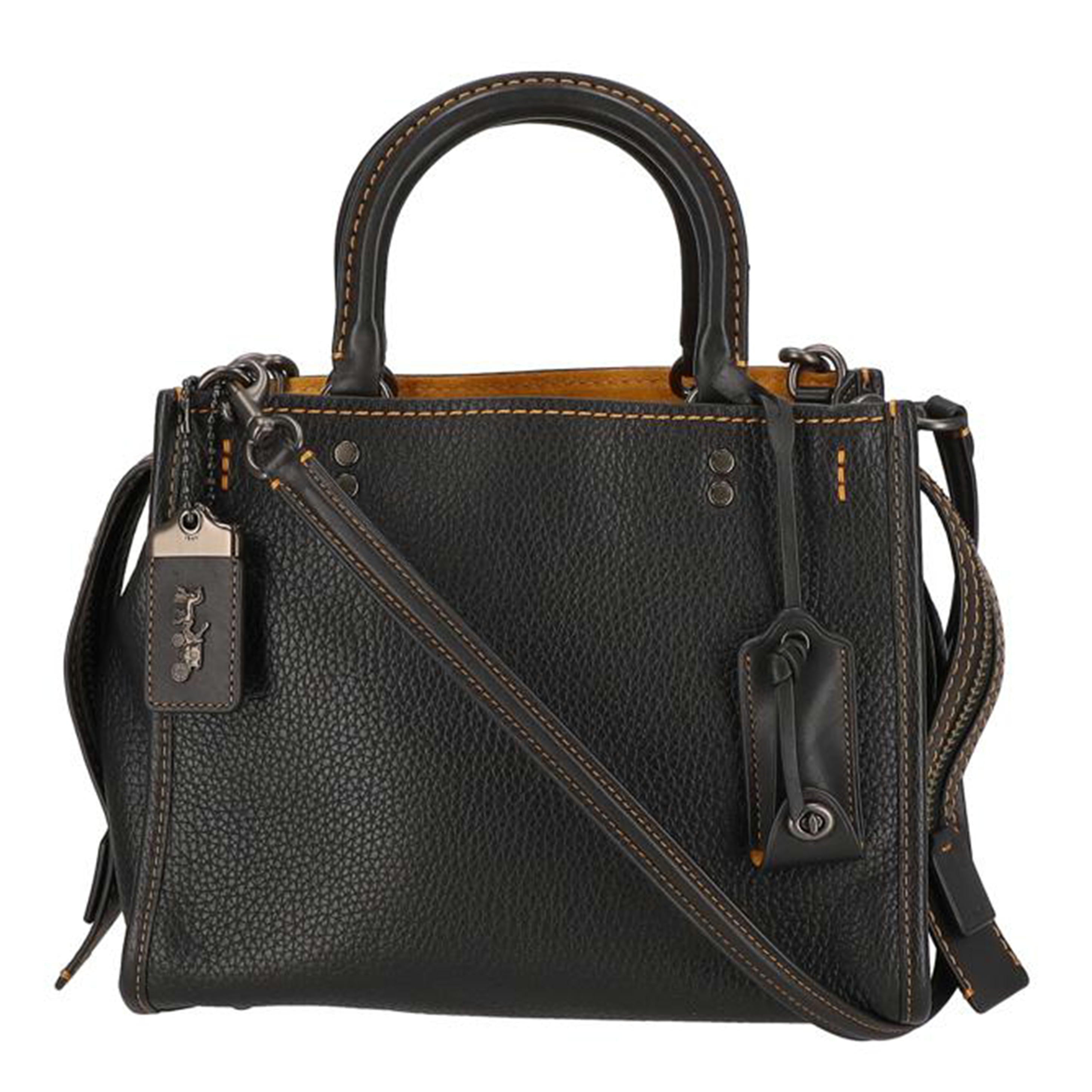 COACH コーチ/ローグ25 グラブタンペブルレザー2WAYバッグ/54536//B18**/Aランク/09