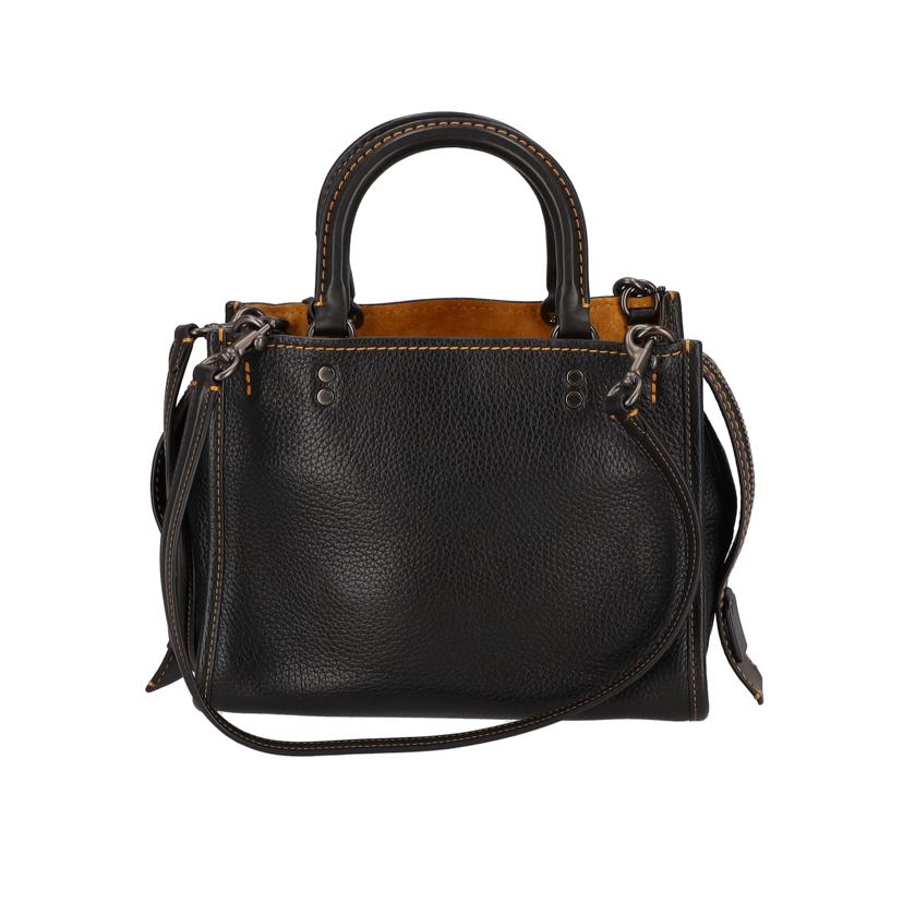 COACH コーチ/ローグ25 グラブタンペブルレザー2WAYバッグ/54536//B18**/Aランク/09