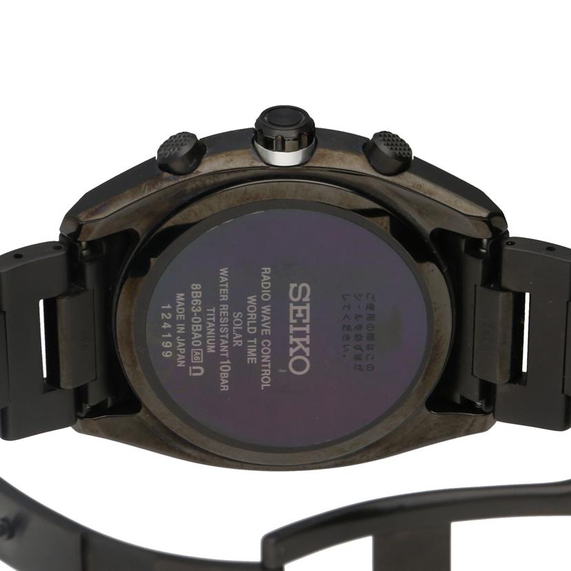SEIKO セイコー/アストロン/電波ソーラー/チタニウム/クオーツ/8B63-0BA0//124***/ABランク/91