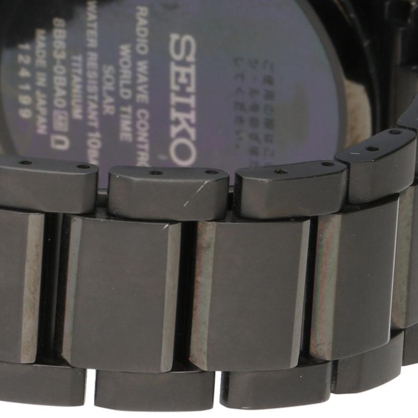 SEIKO セイコー/アストロン/電波ソーラー/チタニウム/クオーツ/8B63-0BA0//124***/ABランク/91