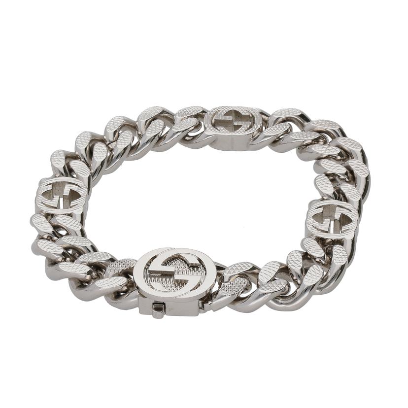 GUCCI グッチ/インターロッキングGチェーンブレスレット//ABランク/94