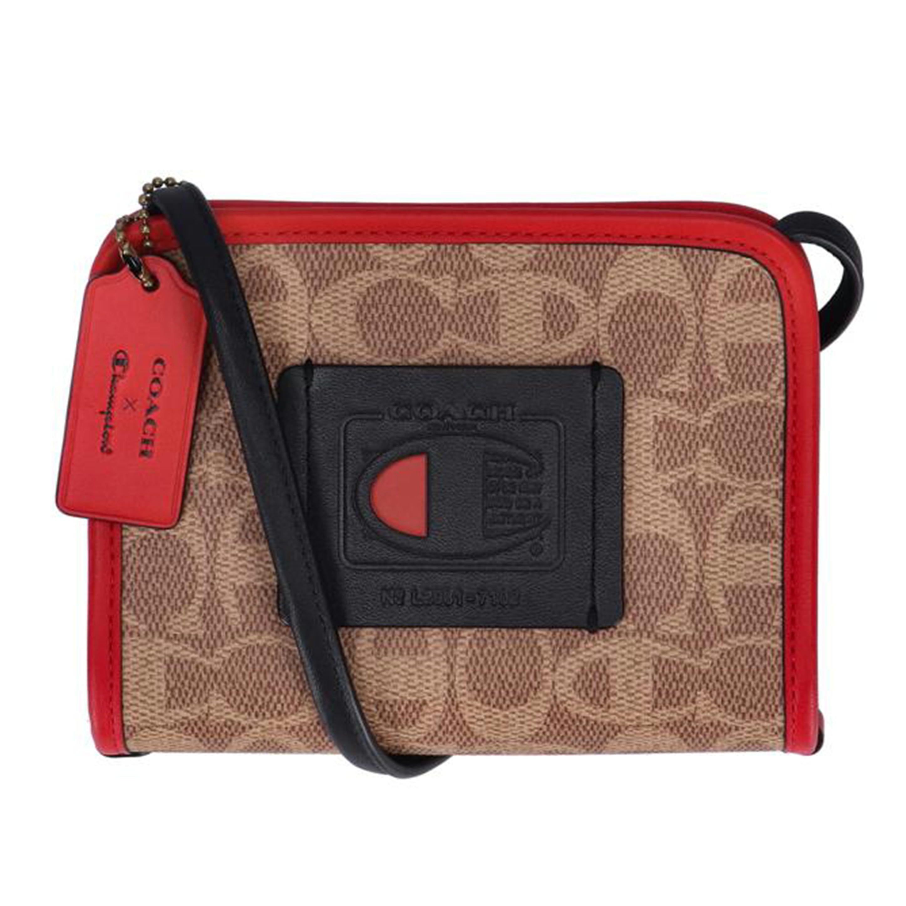 COACH×Champion コーチ×チャンピオン/レクタングルポーチ シグネチャーキャンバス/7102//L20**/Aランク/09