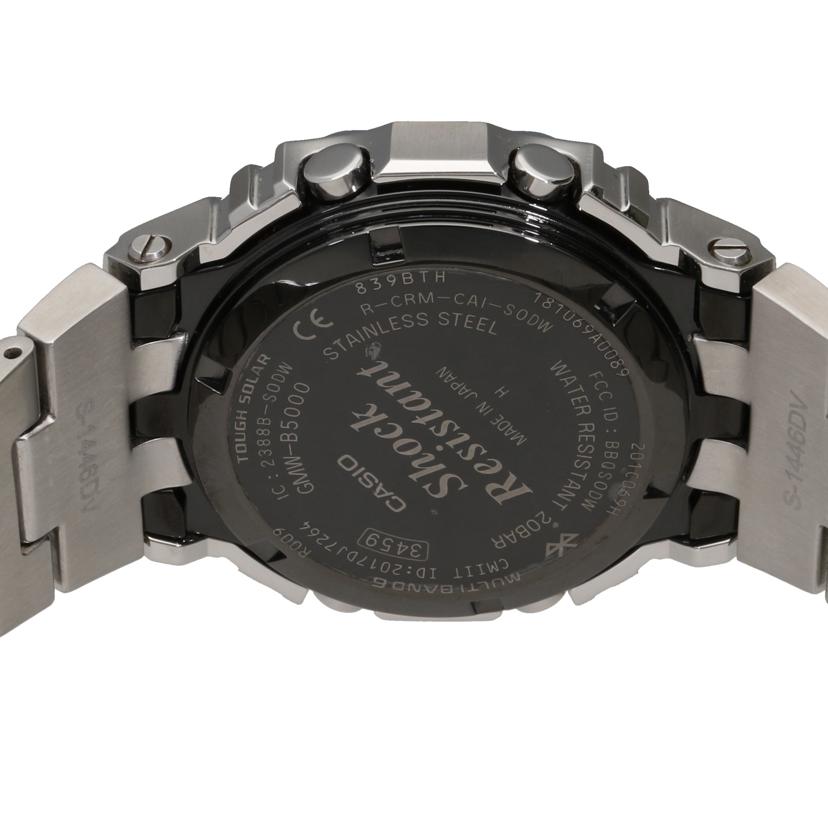 CASIO カシオ/G-SHOCKフルメタル電波ソーラー×Bluetooth/GMW-B5000D-1JF//201*****/ABランク/37