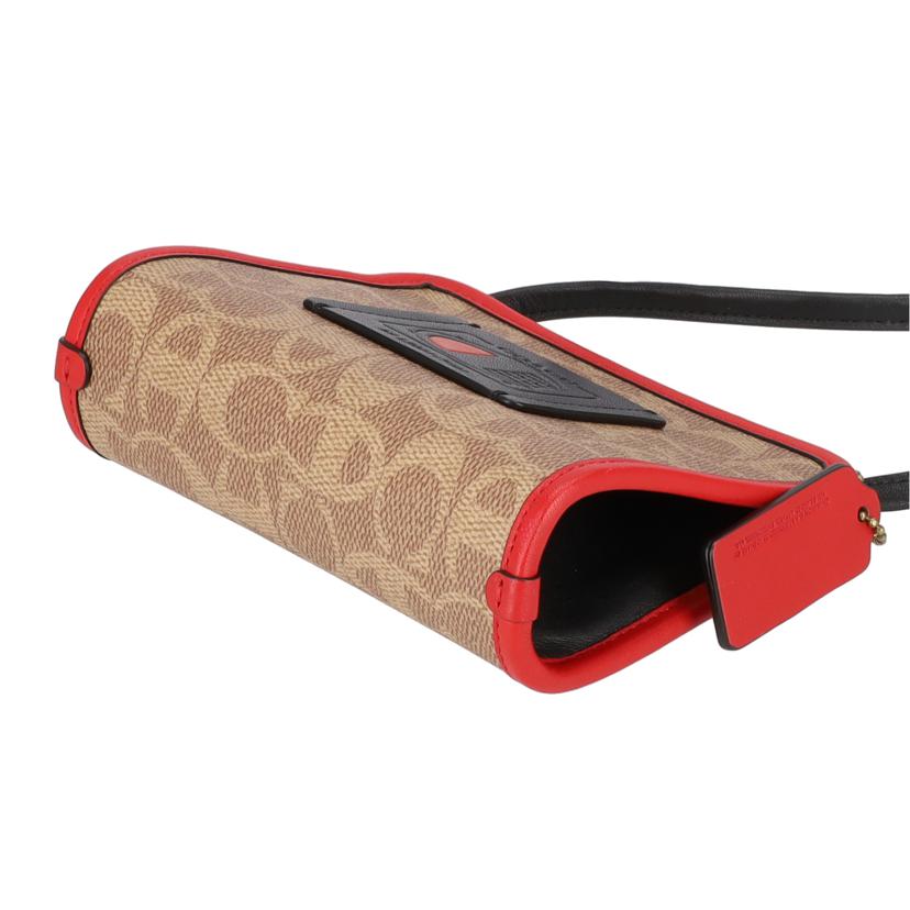 COACH×Champion コーチ×チャンピオン/レクタングルポーチ シグネチャーキャンバス/7102//L20**/Aランク/09