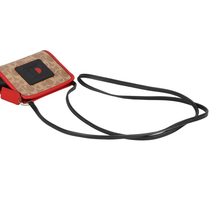 COACH×Champion コーチ×チャンピオン/レクタングルポーチ シグネチャーキャンバス/7102//L20**/Aランク/09