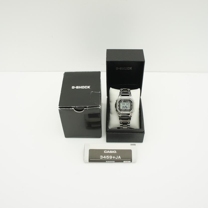 CASIO カシオ/G-SHOCKフルメタル電波ソーラー×Bluetooth/GMW-B5000D-1JF//201*****/ABランク/37
