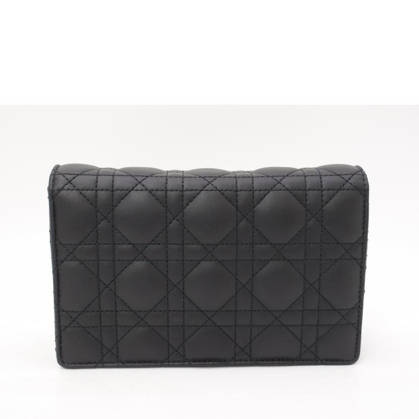 ChristianDior クリスチャンディオール/MrDiorデイリーチェーンポーチショルダー/カナージュ/ブラック/S0937ONMJ//Aランク/69