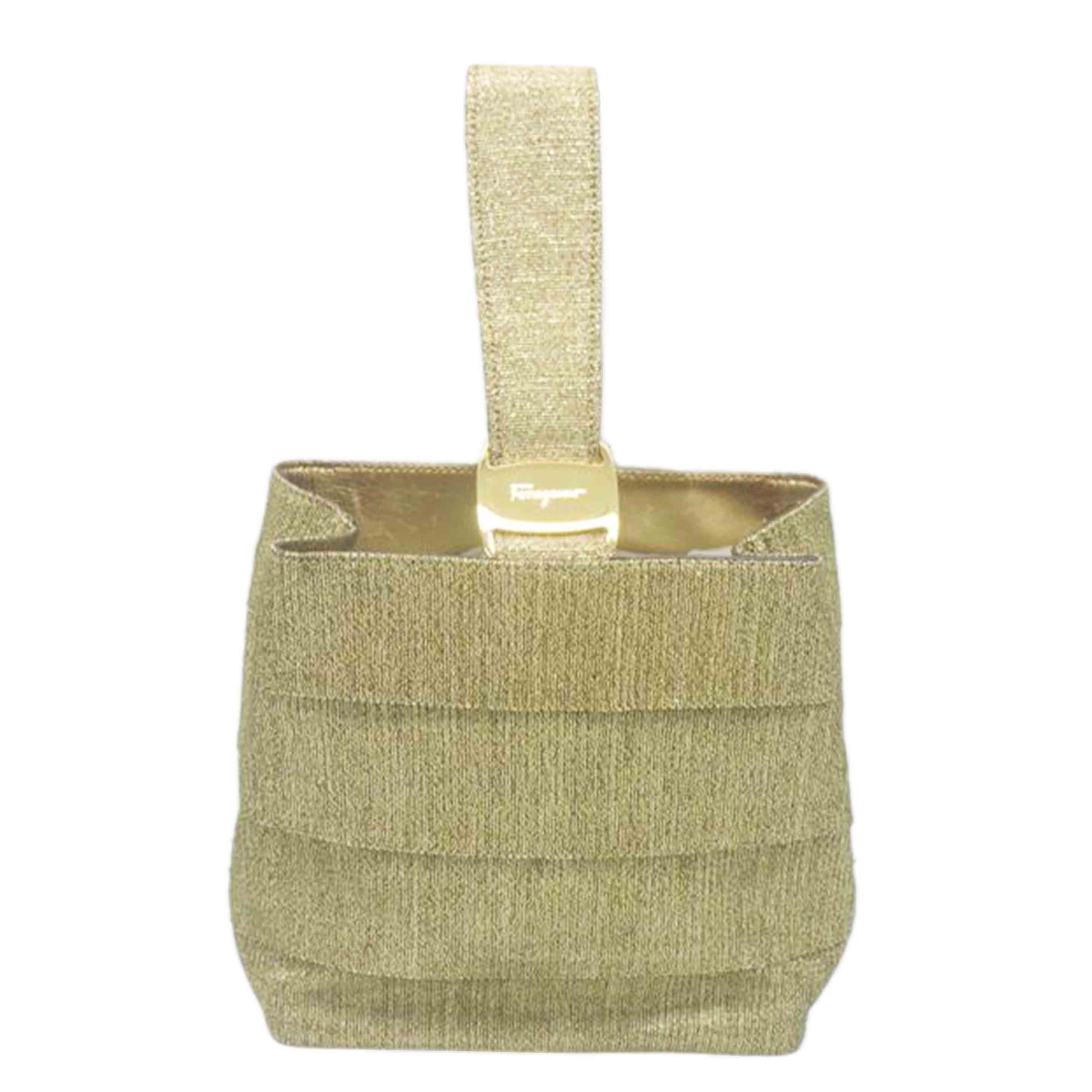 Ferragamo フェラガモ/ラメハンドバッグ/AU-21.5670//ABランク/88