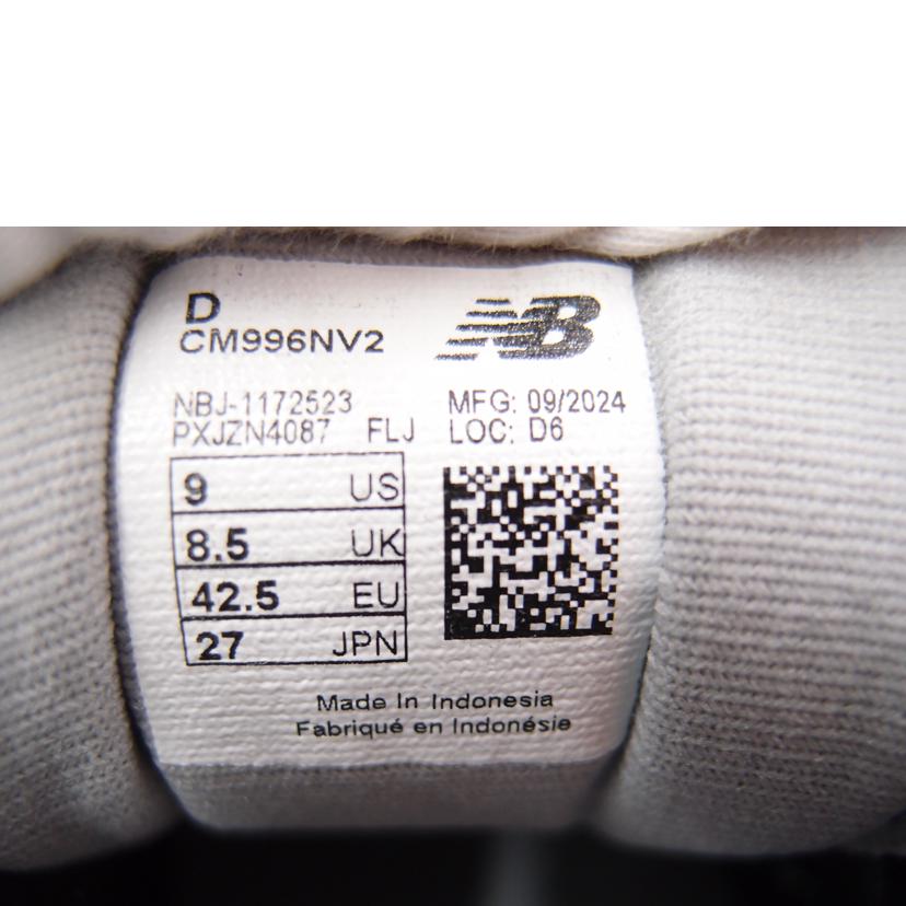 new balance ニューバランス/new balance スニーカー/CM996NV2//SAランク/69