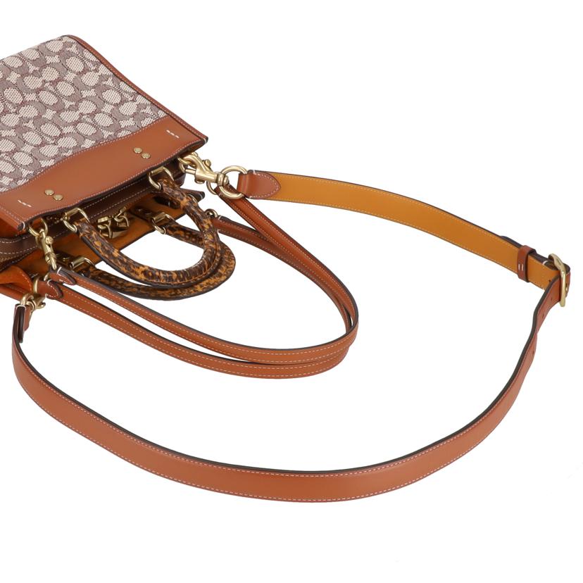 COACH コーチ/ローグ25シグネチャーテキスタイルジャガードウィズスネークスキンディティール/C5467//M21**/ABランク/09