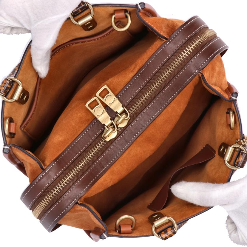 COACH コーチ/ローグ25シグネチャーテキスタイルジャガードウィズスネークスキンディティール/C5467//M21**/ABランク/09