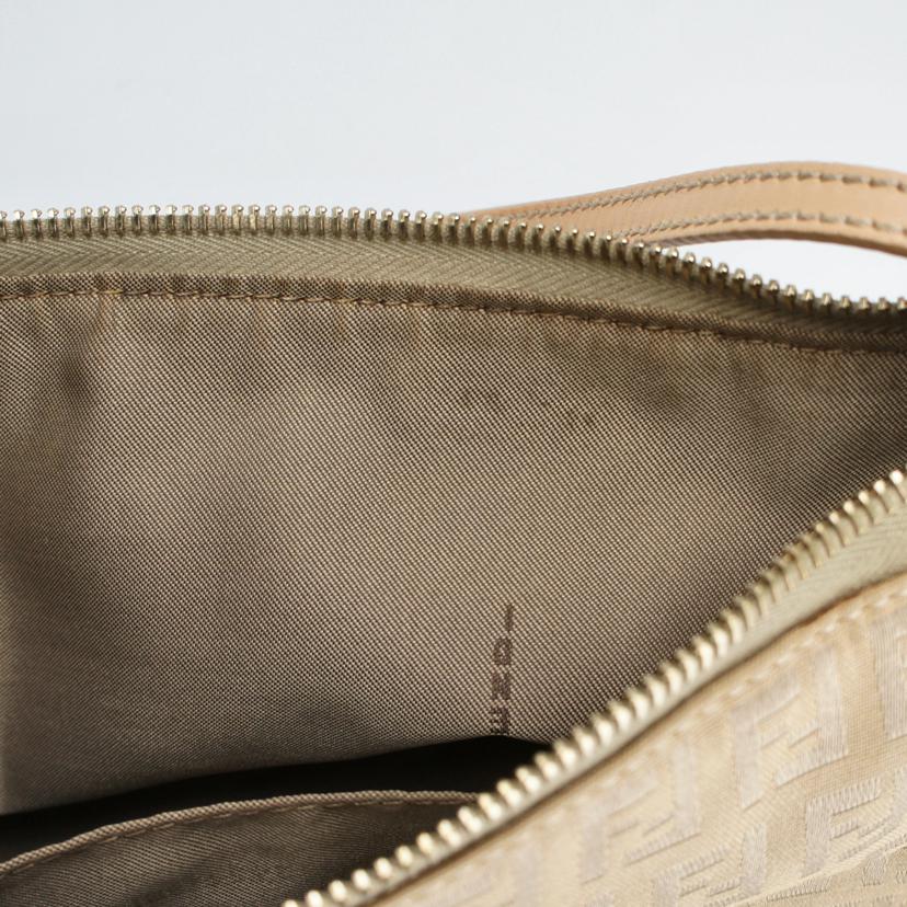 FENDI フェンディ/ズッカ柄ミニハンド/ベージュ//Bランク/75