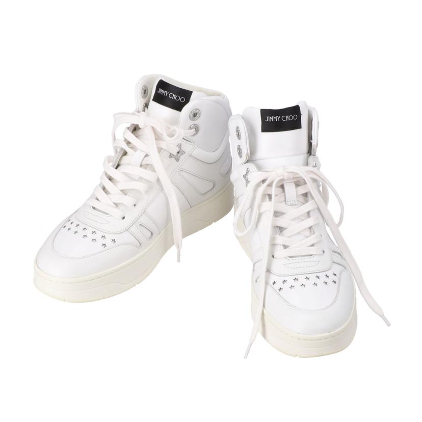 JIMMY CHOO ジミーチュウ/HAWAII ハイカットレザースニーカー/J0001 4629437//サイズ:37/SAランク/91