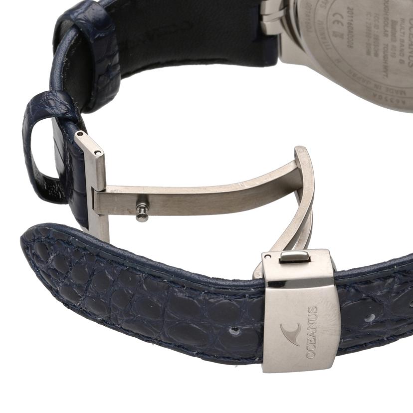 CASIO カシオ/オシアナスマンタ/ソーラー電波/阿波藍/クロコダイルレザー/OCW-S5000APL-2AJF//201********/Aランク/75