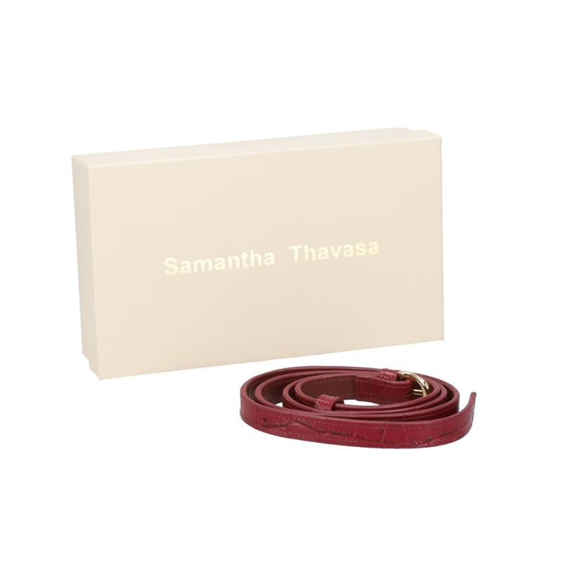 Samantha Thavasa サマンサタバサ/Samantha Thavasa 牛革 クロコ 型押し ショルダーポーチ WR//ABランク/78