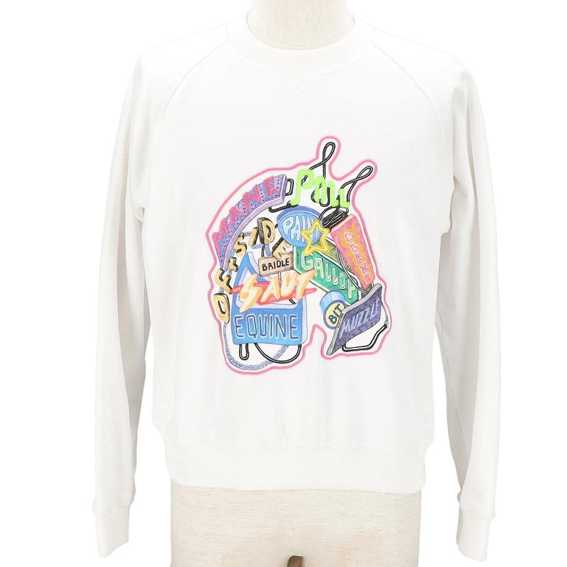 HERMES エルメス/HERMES シュヴァロスコープスウェット/WH/#40/3E4626DA//Aランク/75