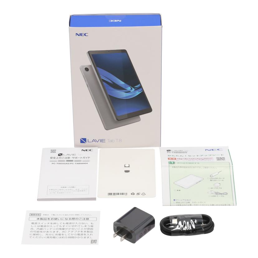 NEC 日本電気 /Androidタブレット/LAVIE Tab T8 /PC-T0855GAS ZACK0000JP//HA1W2D2N/Aランク/85