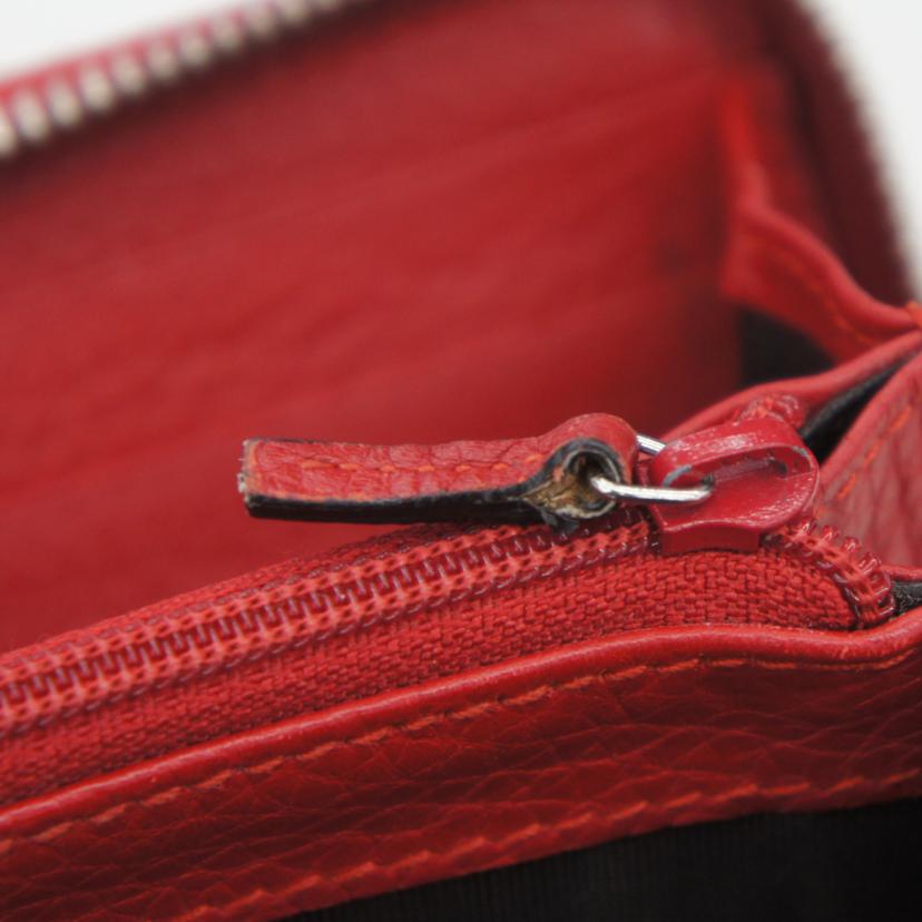 GUCCI グッチ/バンブ-タッセルラウンドファスナー/レッド/307984//041*/ABランク/91