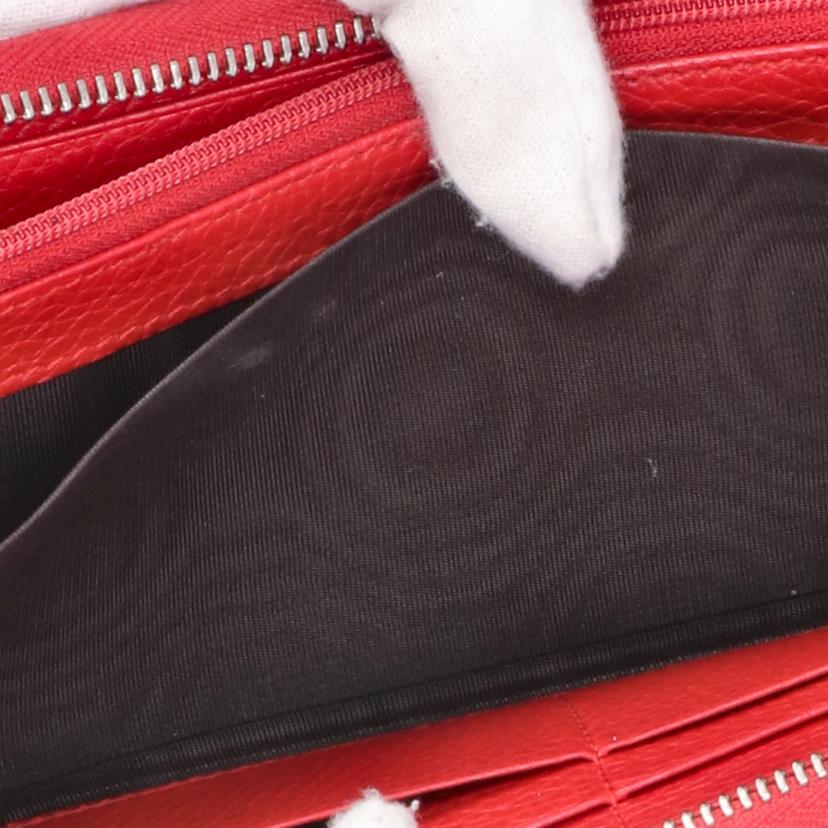 GUCCI グッチ/バンブ-タッセルラウンドファスナー/レッド/307984//041*/ABランク/91