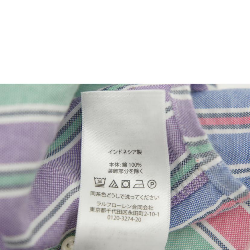 POLO RALPH LAUREN ポロ ラルフローレン/マルチストライプシャツ//Aランク/09