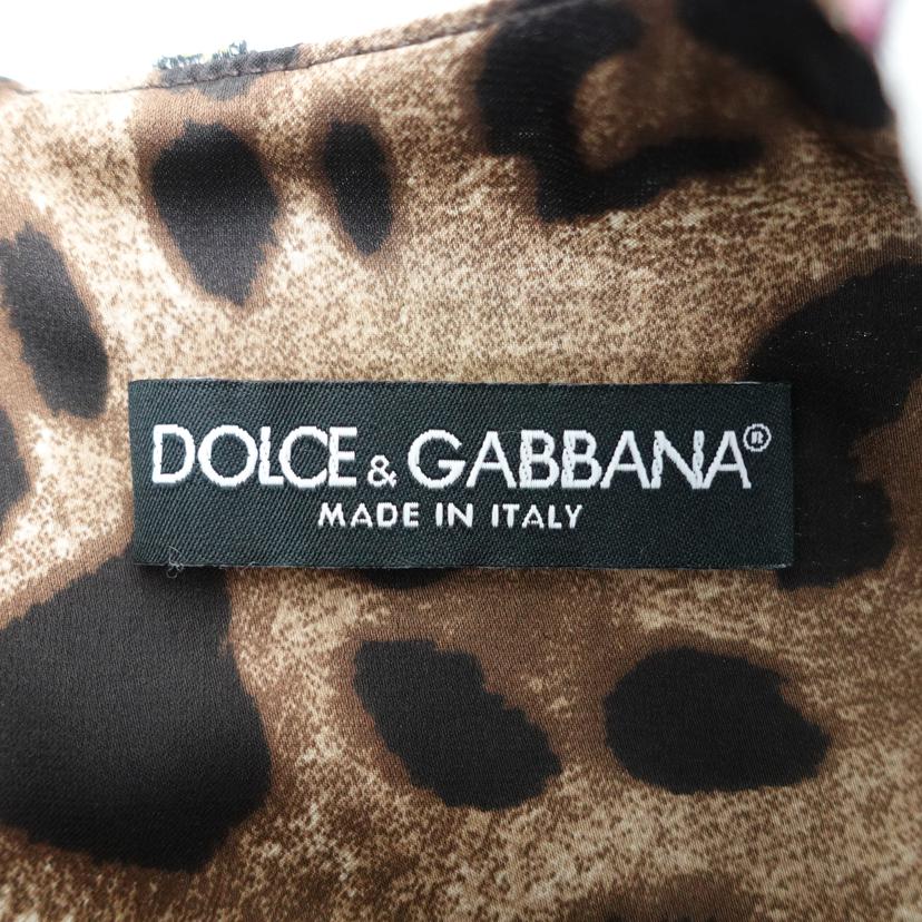 DOLCE&GABBANA ドルチェ&ガッバーナ/ノースリーブワンピース/F6B6WT//49223/ABランク/88