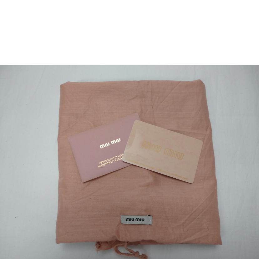 miumiu ミウミウ/2WAY ショルダーハンドバッグ/RN0647//514**/ABランク/52