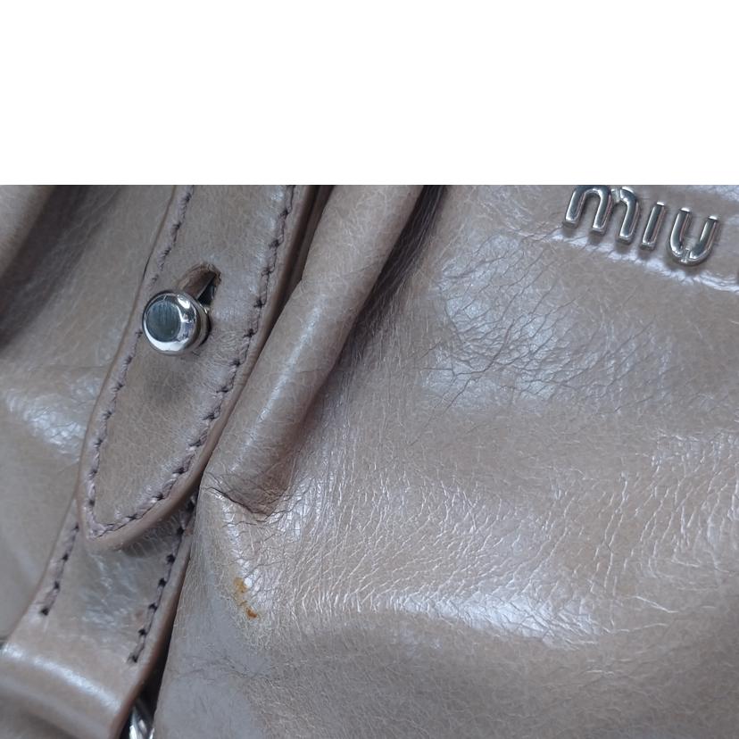 miumiu ミウミウ/2WAY ショルダーハンドバッグ/RN0647//514**/ABランク/52