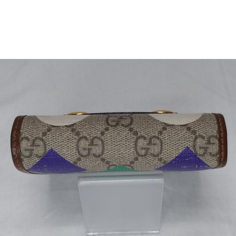 GUCCI グッチ/GGスプリーム ホースビット 二つ折り財布/621887//214*/Bランク/52