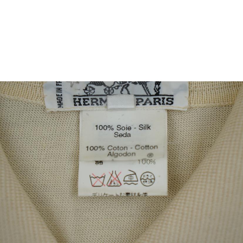 HERMES エルメス/HERMES シルクコットン切替シャツ//ABランク/67