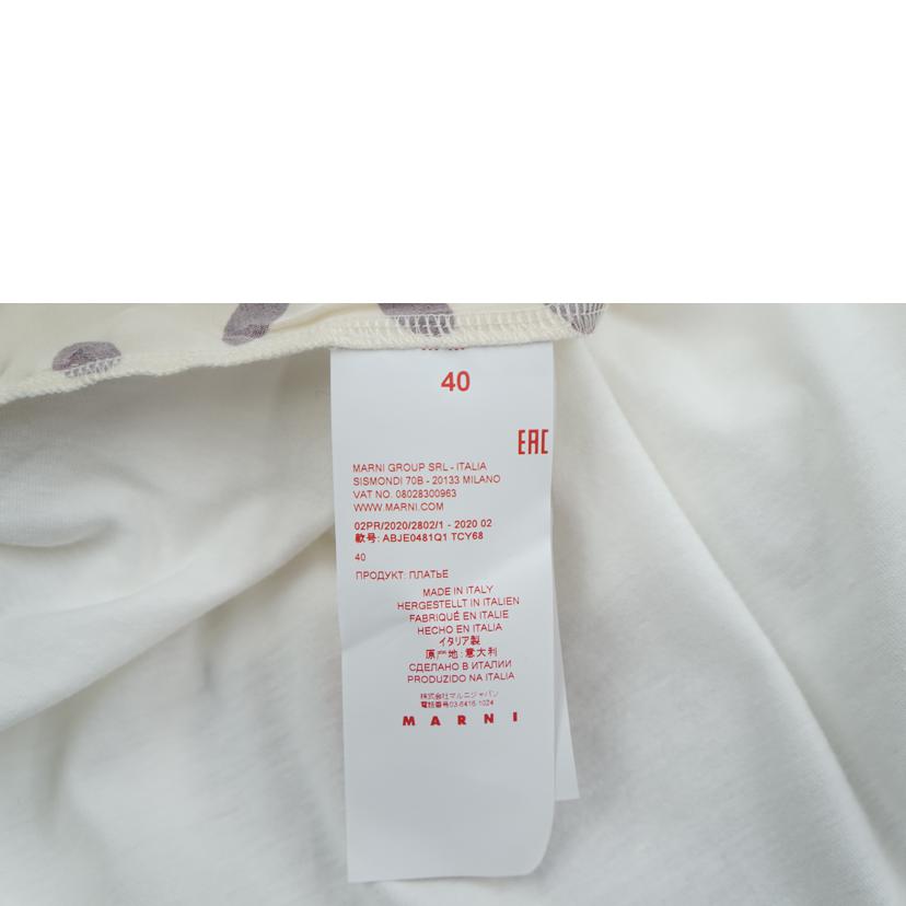 MARNI マルニ/MARNI ドットロゴワンピース//ABランク/67