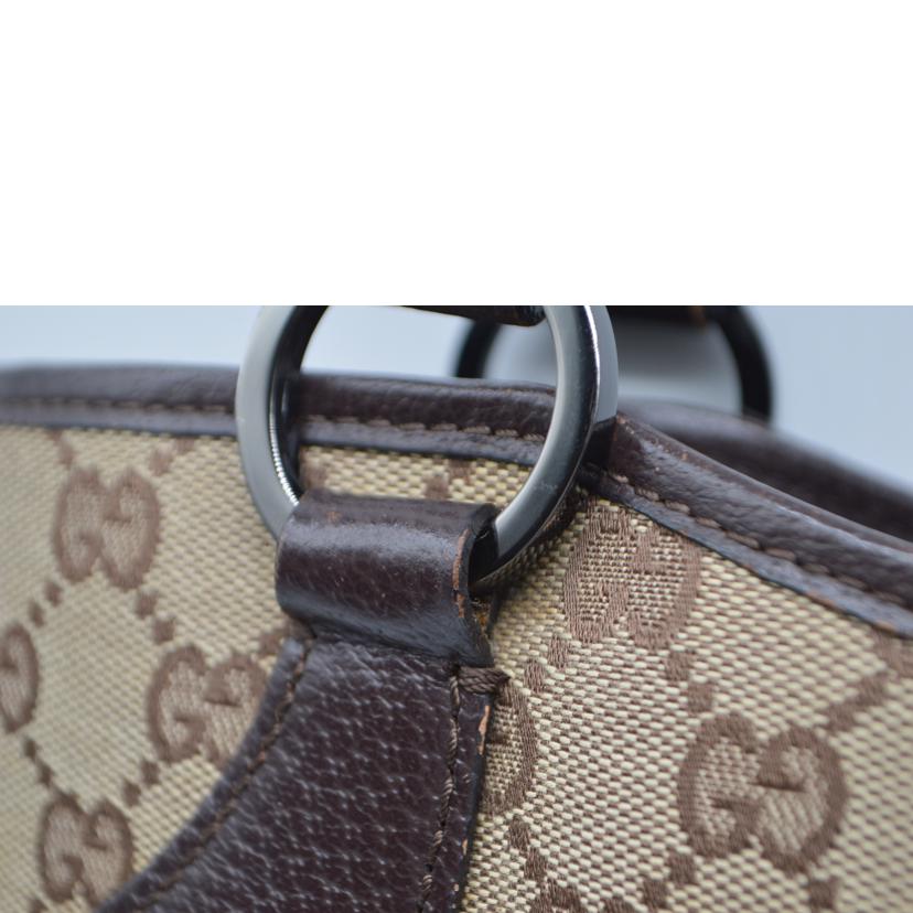 GUCCI グッチ/GGキャンバスレザーハンド/ブラウン/113015//001***/ABランク/89